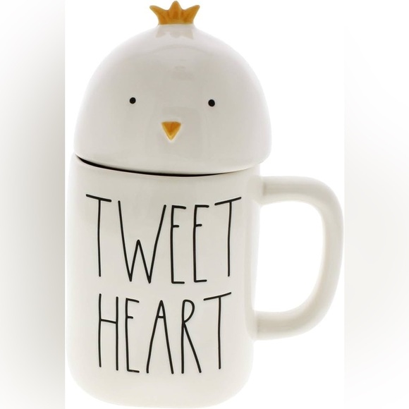 Rae Dunn Other - NWT Rae Dunn TWEET HEART with Topper Coffee Mug